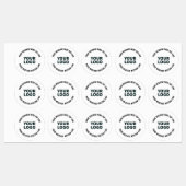 ロゴのデザインまたは画像 |編集可能はっきりした文字 ラベル (シート)