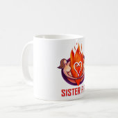 ロゴのデザイン コーヒーマグカップ (正面左)