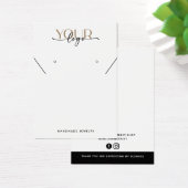 ロゴのネックレスイヤリング表示カードの追加 (デスク)