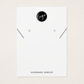 ロゴのネックレスイヤリング表示カードの追加 (正面)