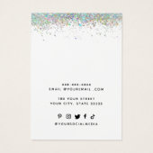 ロゴのネックレスイヤリング表示カードの追加 (裏面)