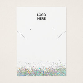 ロゴのネックレスイヤリング表示カードの追加