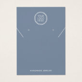 ロゴのネックレスイヤリング表示カードの追加 (正面)