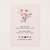 ロゴのネックレスイヤリング表示カードの追加 (裏面)