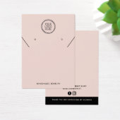 ロゴのネックレスイヤリング表示カードの追加 (デスク)