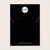 ロゴのネックレスイヤリング表示カードの追加 (正面)