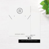 ロゴのネックレスイヤリング表示カードの追加 (デスク)