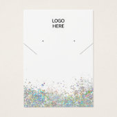 ロゴのネックレスイヤリング表示カードの追加 (正面)