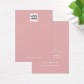 ロゴのネックレスイヤリング表示カードの追加 (デスク)