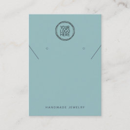 ロゴのネックレスイヤリング表示カードの追加 コーリングカード