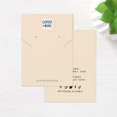 ロゴのネックレスイヤリング表示カードの追加（編集） (デスク)