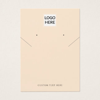 ロゴのネックレスイヤリング表示カードの追加（編集）