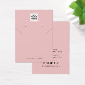 ロゴのネックレスイヤリング表示カードの追加（編集） (デスク)