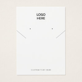 ロゴのネックレスイヤリング表示カードの追加（編集）