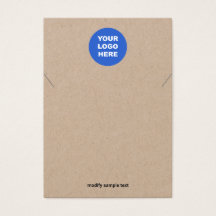 ロゴのネックレスクラフト表示カードの追加