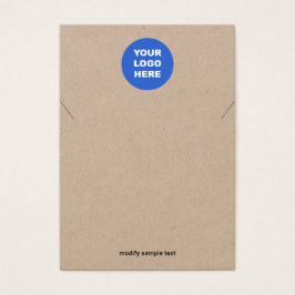 ロゴのネックレスクラフト表示カードの追加