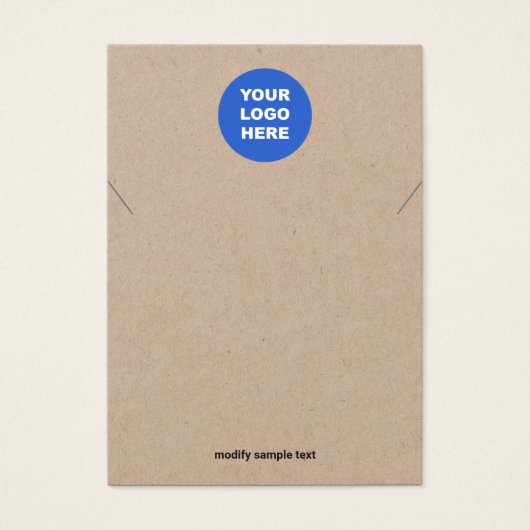 ロゴのネックレスクラフト表示カードの追加 (正面)