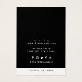 ロゴのネックレスシックなイヤリングディスプレイカードの追加 (裏面)