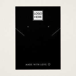 ロゴのネックレスシックなイヤリングディスプレイカードの追加