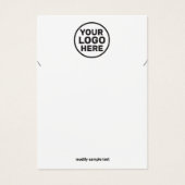 ロゴのネックレスジュエリー表示カードの追加 (正面)