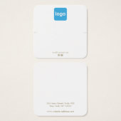 ロゴのネックレススクエアディスプレイホルダーの追加 (正面&裏面)