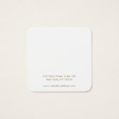 ロゴのネックレススクエアディスプレイホルダーの追加 (裏面)