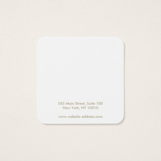 ロゴのネックレススクエアディスプレイホルダーの追加 (裏面)