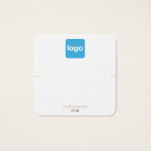 ロゴのネックレススクエアディスプレイホルダーの追加 (正面)