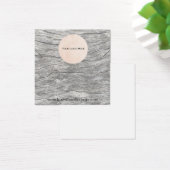 ロゴのネックレスディスプレイカード色あせた木材 (デスク)