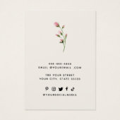 ロゴのネックレスモダンイヤリングディスプレイカードの追加 (裏面)