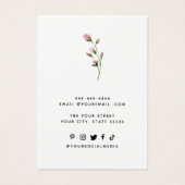 ロゴのネックレスモダンイヤリングディスプレイカードの追加 (裏面)