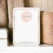 ロゴのネックレス表示金ゴールド（縦大）