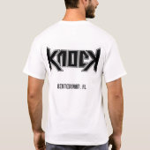 ロゴのノック Tシャツ (裏面)