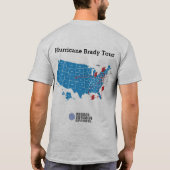 ロゴのハリケーン Tシャツ (裏面)