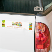 ロゴのバンパーステッカー バンパーステッカー (トラック上)