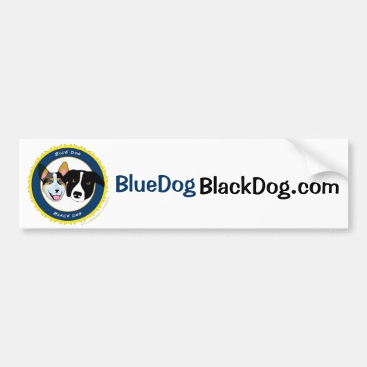 ロゴのバンパーステッカー バンパーステッカー (正面)