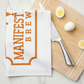 ロゴのバーの布 キッチンタオル (四つ折り)