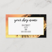 ロゴのビジネスギフト券の追加マーケティング 名刺 (裏面)