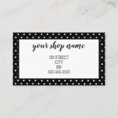 ロゴのビジネスギフト券の追加マーケティング 名刺 (裏面)