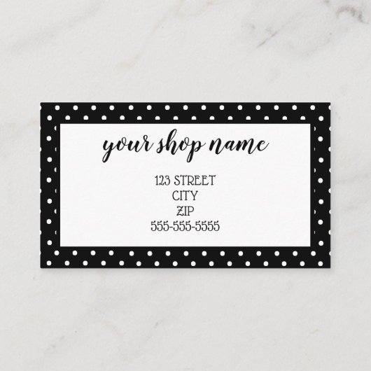 ロゴのビジネスギフト券の追加マーケティング 名刺 (裏面)