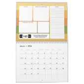 ロゴのビジネスギフト – ゴール、すべきこと カレンダー (3月 2026)