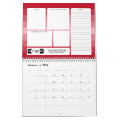 ロゴのビジネスギフト – ゴール、すべきこと カレンダー (2月 2026)