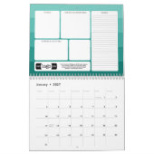 ロゴのビジネスギフト – ゴール、すべきこと カレンダー (1月 2027)