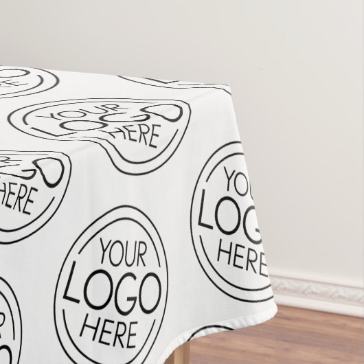 ロゴのビジネスショー企業ののモダン追加 テーブルクロス (インサイチュ)