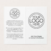 ロゴのビジネス製品テーブル広告の追加 (内部フラット)