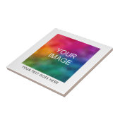 ロゴのフォトイメージを印刷するテンプレートシンプル タイル (側面)