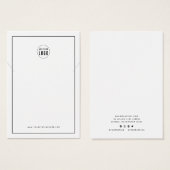 ロゴのブラックネックレス縁どディスプレイカードの追加 (正面&裏面)