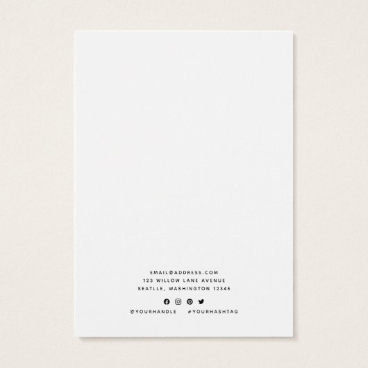 ロゴのブラックネックレス縁どディスプレイカードの追加 (裏面)