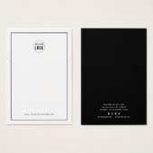 ロゴのブラックネックレス縁どディスプレイカードの追加 (正面&裏面)