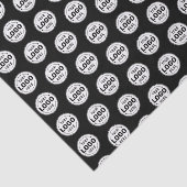 ロゴのブラックブランドカスタム包装の追加 薄葉紙 (詳細)